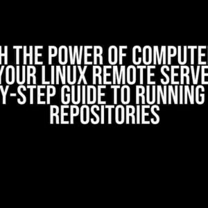 Unleash the Power of Computer Vision on Your Linux Remote Server: A Step-by-Step Guide to Running Github Repositories